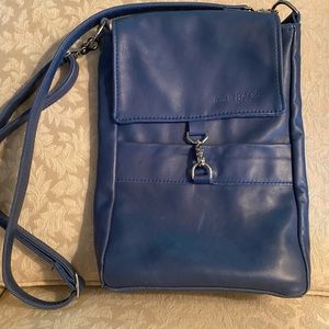 Beverly handbag from Better Life Bags in sea blue leather